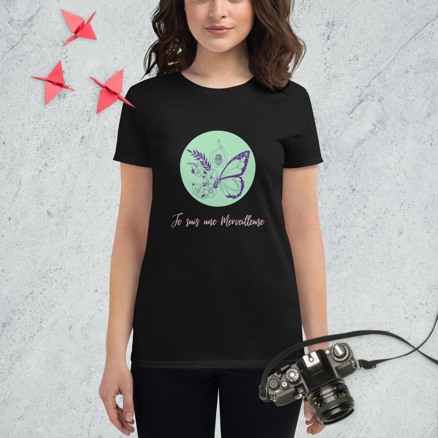 T-shirt à Manches Courtes pour Femmes