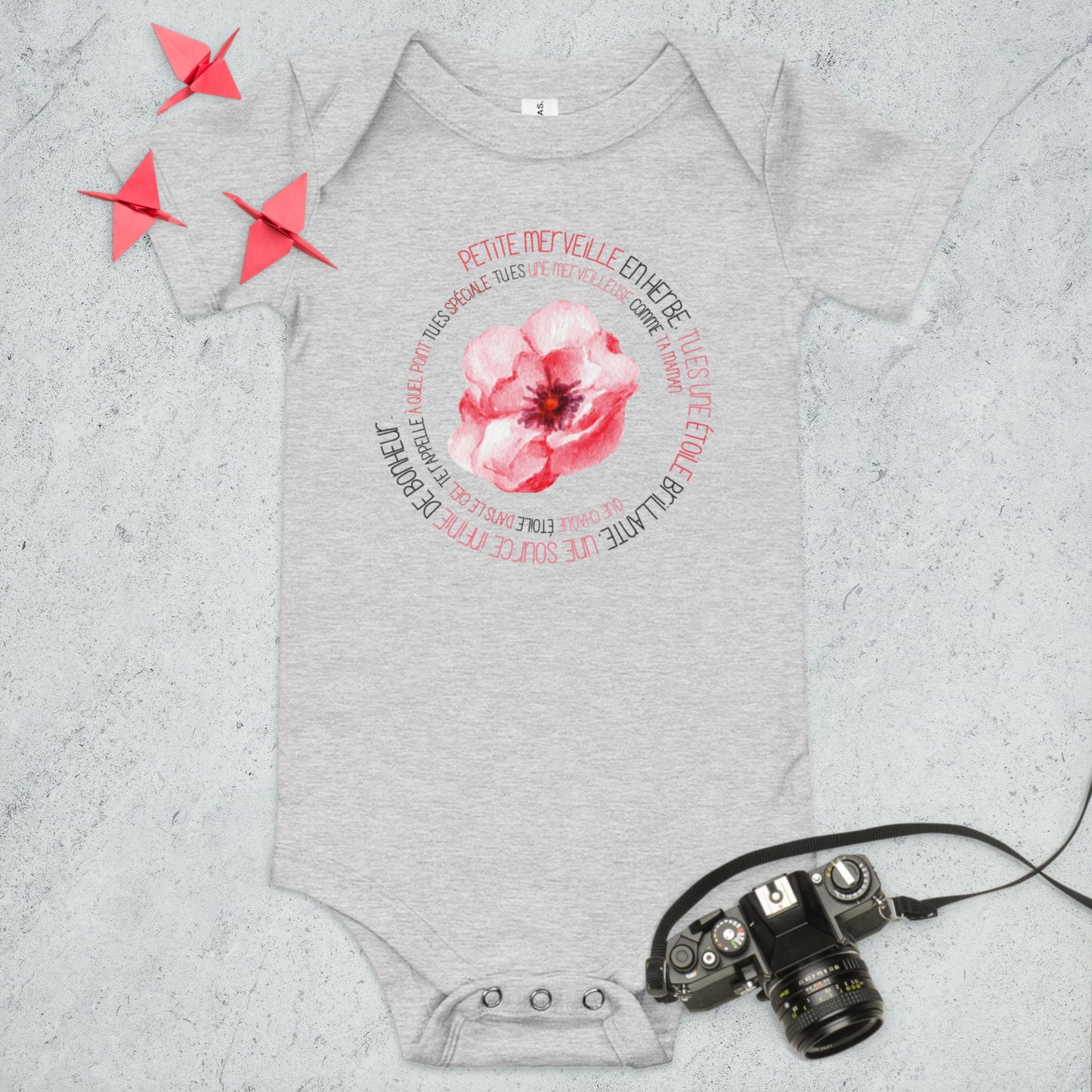 Camisole à manches courtes bébé- Cuisine Suave