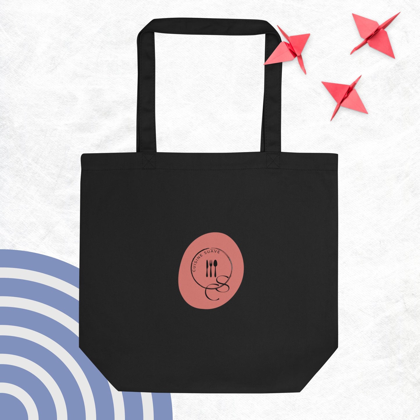 Sac fourre-tout  bio noir - Cuisine Suave